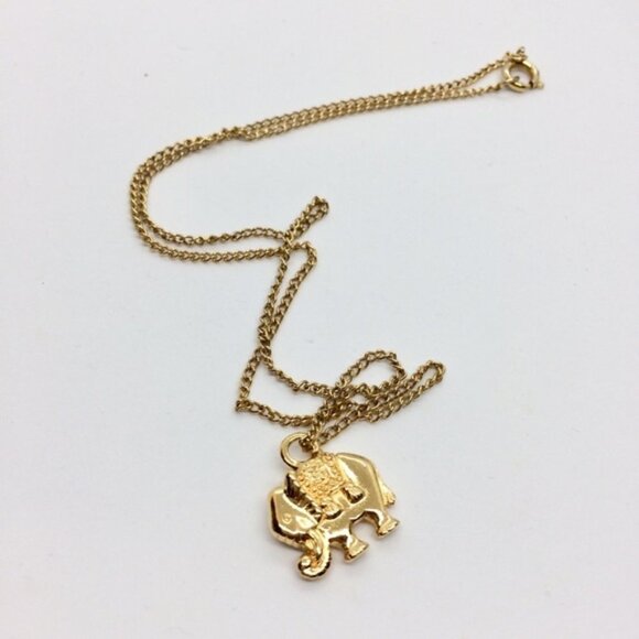 ELEPHANT CRYSTAL CHARM NECKLACE - Picture 8 of 10